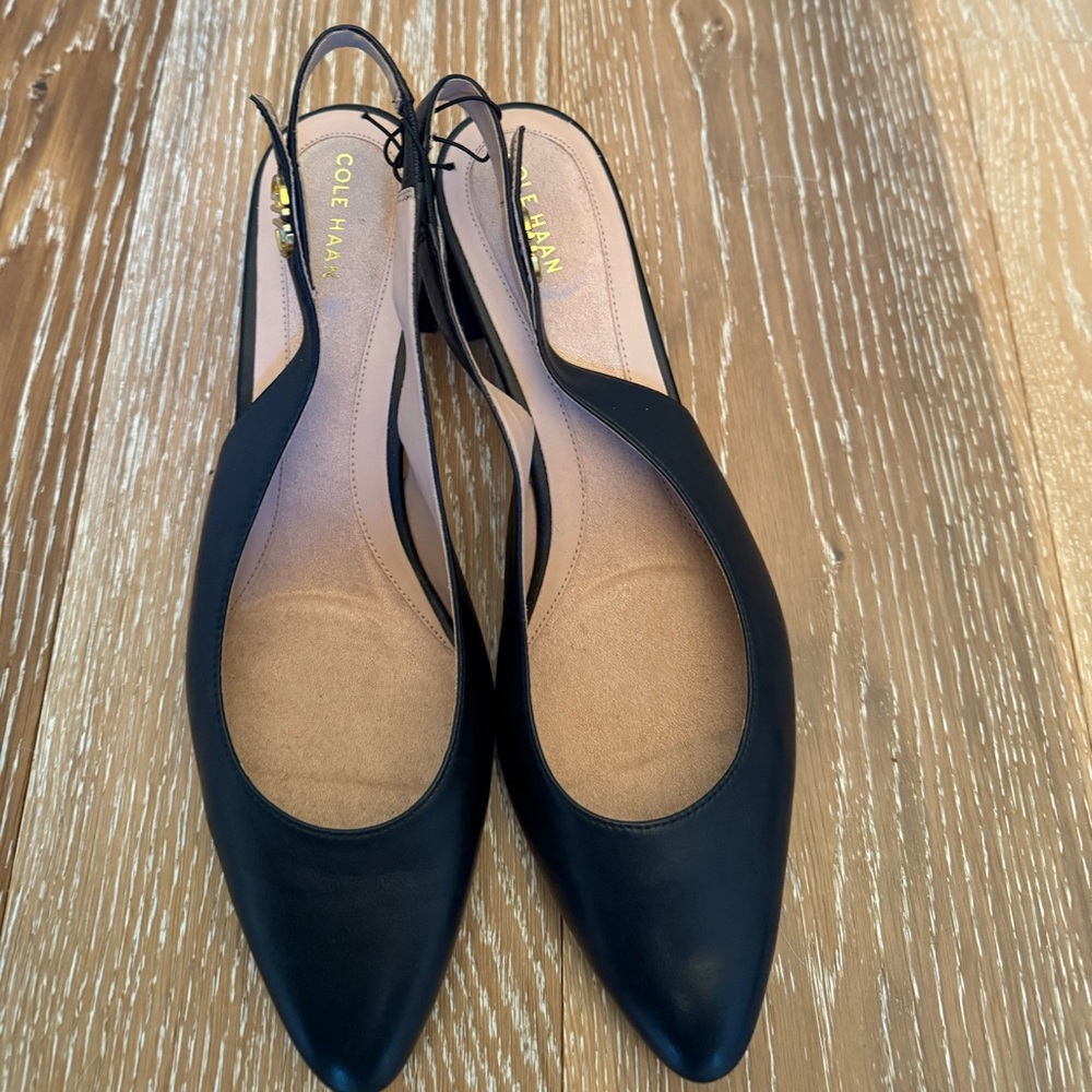 Cole Haan black The Go-To Slingback Pump 45 mm NEW size 11 - Picture 5 of 9